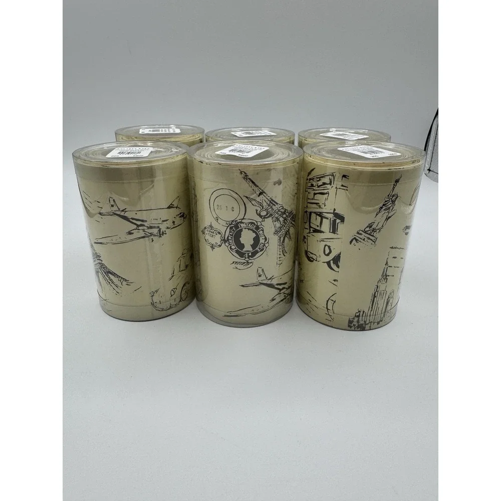 NEW Vintage Pottery Barn Paper Travel Garland 4